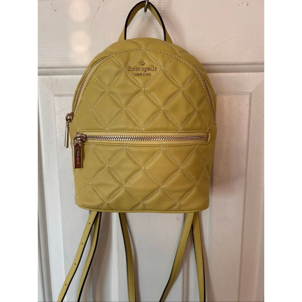 Kate Spade New York Natalia convertible backpack handbag mini Frosty Lime